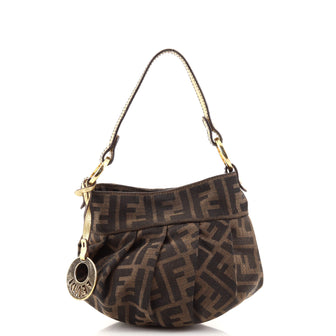 Fendi Chef Handle Bag Zucca Canvas Mini
