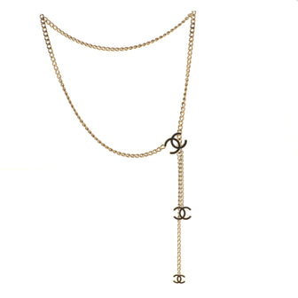 Chanel CC Charm Chain Belt Metal with Enamel