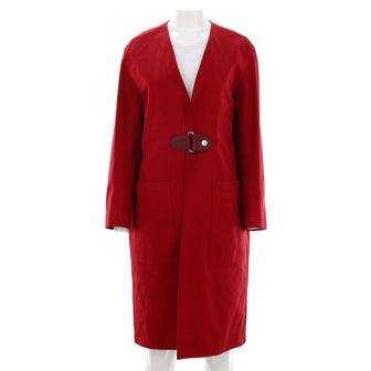 Hermes Women's Manteau Souple Coat Cotton and Modal Blend