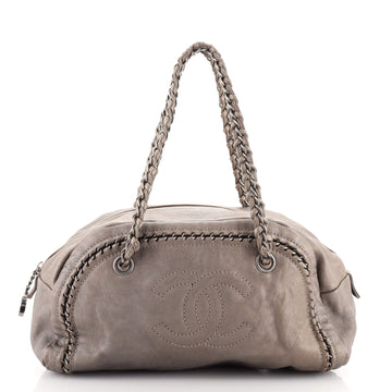 Chanel Luxe Ligne Bowler Bag Leather Medium