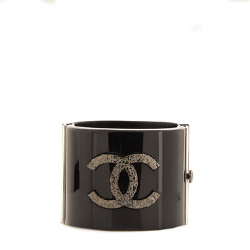 Chanel CC Cuff Bracelet Resin with Metal