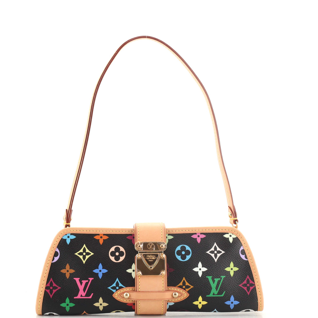 Louis Vuitton Shirley Handbag Monogram Multicolor Black 1816852