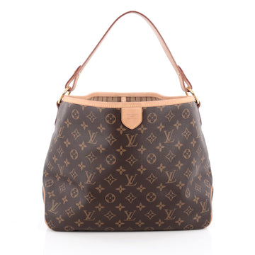 Louis Vuitton Delightful Handbag Monogram Canvas PM Brown