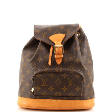 Louis Vuitton Vintage Montsouris Backpack Monogram Canvas MM
