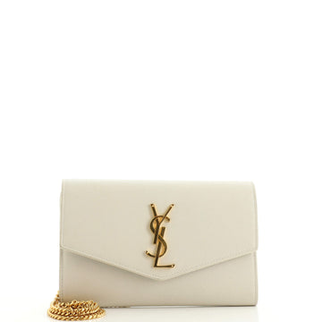 Saint Laurent Uptown Chain Wallet Leather
