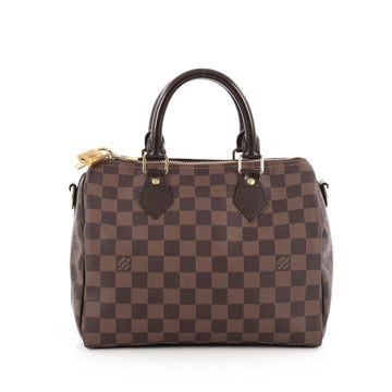 Louis Vuitton Speedy Bandouliere Bag Damier 25 Brown