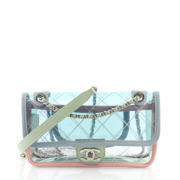 Chanel Coco Splash Flap Bag Quilted PVC With Lambskin Small