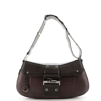 Christian Dior Vintage Street Chic Columbus Bag Leather Medium