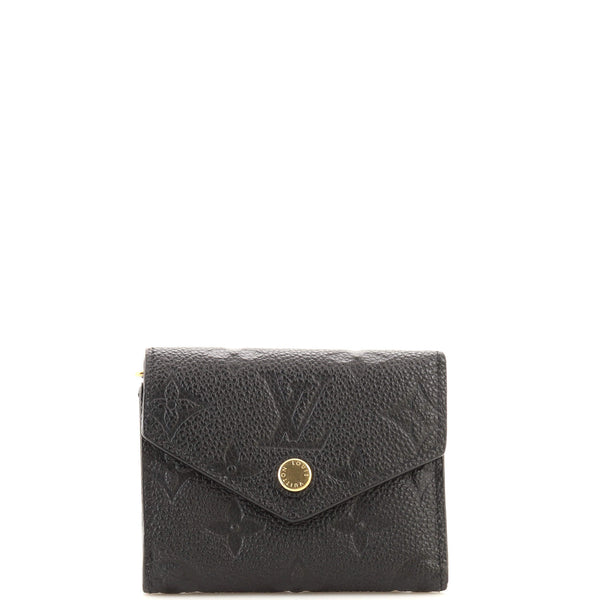 Louis Vuitton Zoe Wallet Monogram Empreinte Leather Black 2184702