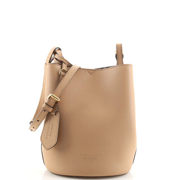 Burberry Lorne Bucket Bag Leather Small