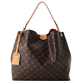 Louis Vuitton Graceful Handbag Monogram Canvas MM