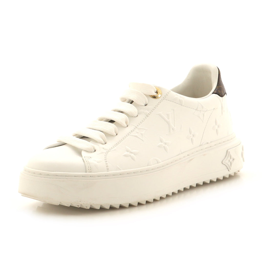 Louis Vuitton Time Out Sneaker White. Size 36.5