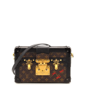 Louis Vuitton Petite Malle Handbag Monogram Canvas