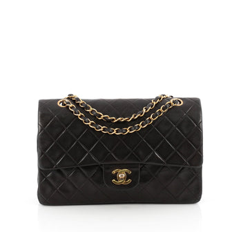 Chanel Vintage Classic Double Flap Bag Quilted Lambskin 1820003