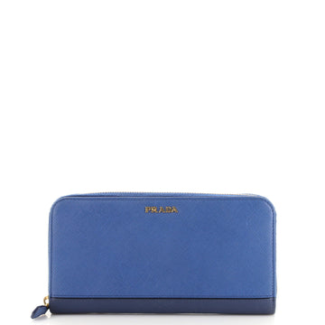 Prada Zip Around Wallet Saffiano Leather Long