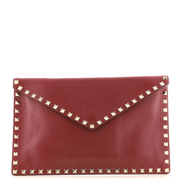 Valentino Garavani Rockstud Envelope Clutch Leather Medium
