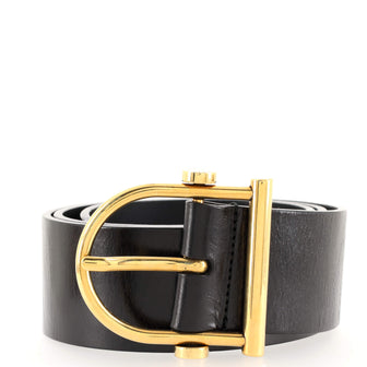 Gucci Ceinture Buckle Belt Leather Wide