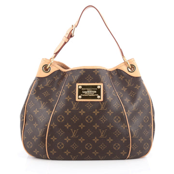 Louis Vuitton Galliera Handbag Monogram Canvas PM Brown 1820201
