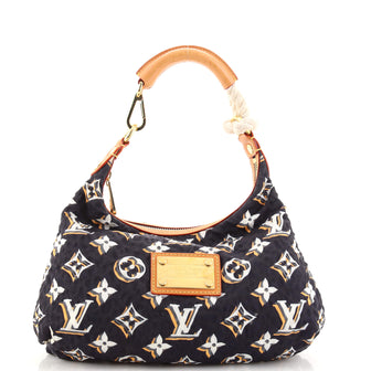 Louis Vuitton Bulles Handbag Monogram Nylon PM