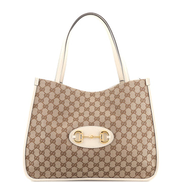 Gucci Horsebit 1955 Tote GG Canvas Medium