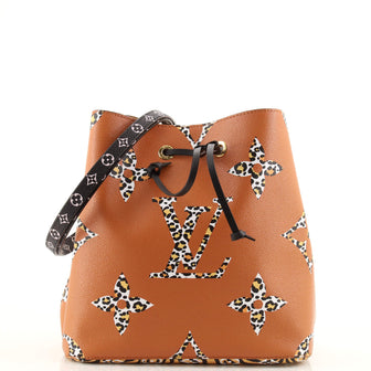 Louis Vuitton NeoNoe Handbag Limited Edition Jungle Monogram Giant