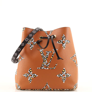 Louis Vuitton NeoNoe Handbag Limited Edition Jungle Monogram Giant