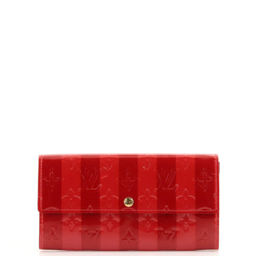 Louis Vuitton Sarah Wallet Limited Edition Monogram Vernis Rayures