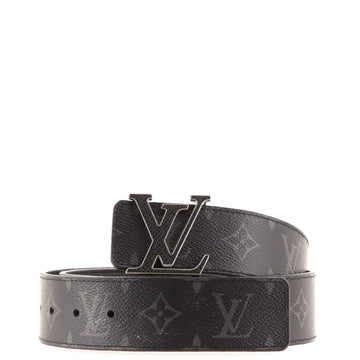 Louis Vuitton LV Initiales Reversible Belt Monogram Eclipse Canvas Wide