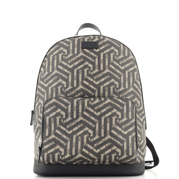 Gucci Zip Pocket Backpack Caleido GG Coated Canvas Medium