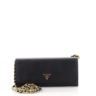 Prada Wallet on Chain Saffiano Leather