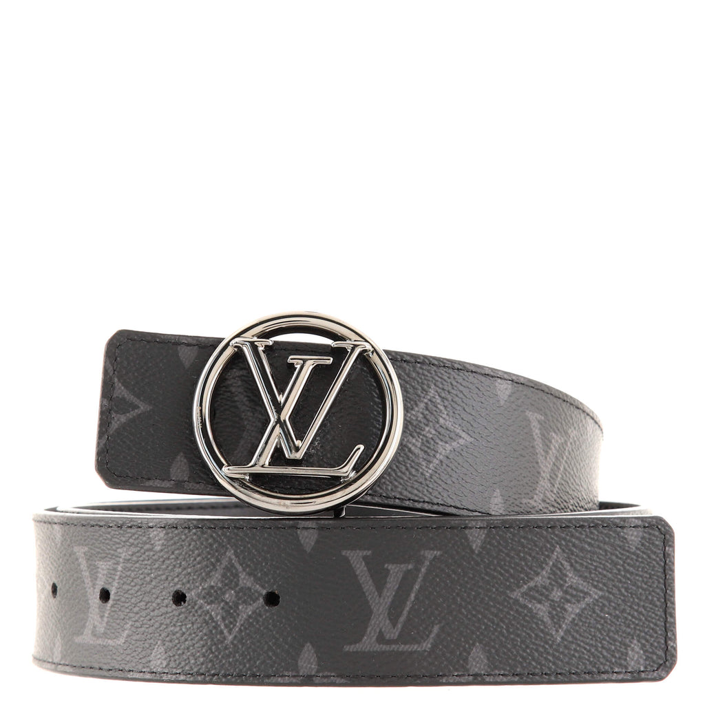 Louis Vuitton Men's Reversible LV Circle Monogram Eclipse Belt M0229 –  Luxuria & Co.