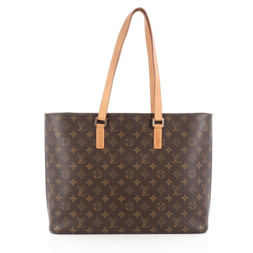 Louis Vuitton Luco Handbag Monogram Canvas Brown 1821906