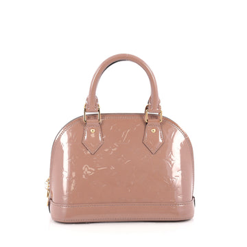 Louis Vuitton Alma Handbag Monogram Vernis BB Pink 1821907