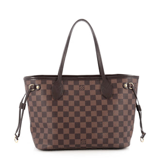 Louis Vuitton Neverfull NM Tote Damier PM Brown 1821915