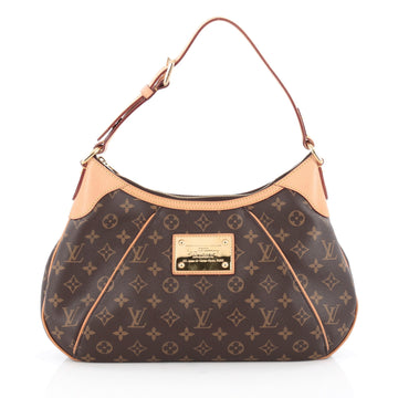 Louis Vuitton Galliera Handbag Monogram Canvas PM Brown 1822111