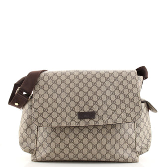 Gucci Diaper Bag GG Coated Canvas