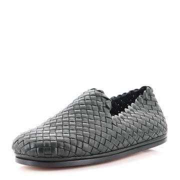Bottega Veneta Men's Panto Loafers Intrecciato Leather