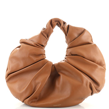Mansur Gavriel Scrunchie Bag Ruched Leather Mini