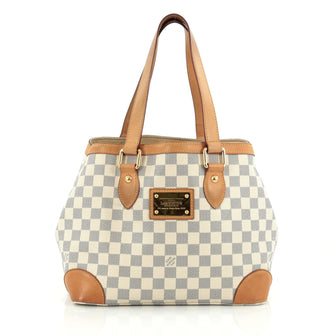 Louis Vuitton Hampstead Handbag Damier PM White 1822603