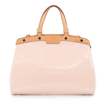 Louis Vuitton Brea Handbag Monogram Vernis MM Pink 1822606