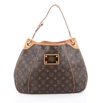 Louis Vuitton Galliera Handbag Monogram Canvas PM Brown 1822607