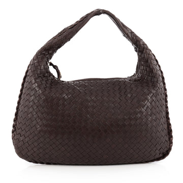 Bottega Veneta Veneta Hobo Intrecciato Nappa Medium Brown