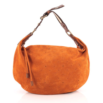 Louis Vuitton Onatah Hobo Suede GM Orange