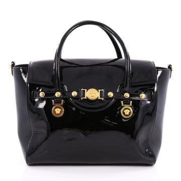 Versace Signature Tote Patent Large Black 1823801