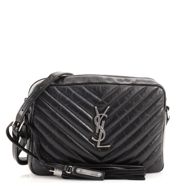 Saint Laurent Lou Camera Bag Matelasse Chevron Leather Small