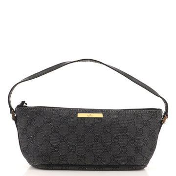 Gucci Boat Pochette GG Denim Small