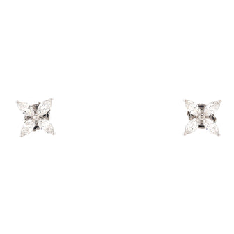 Tiffany & Co. Victoria Stud Earrings Platinum with Diamonds Large