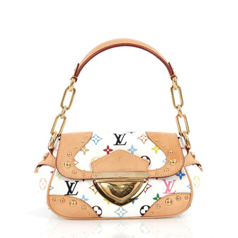 Louis Vuitton Marilyn Handbag Monogram Multicolor White 1824801