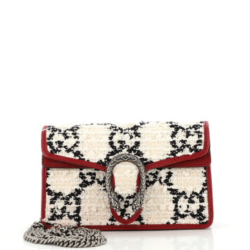 Gucci Dionysus Bag GG Tweed Super Mini