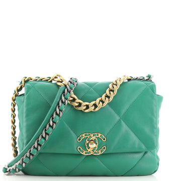 Chanel 19 Flap Bag Quilted Leather Medium